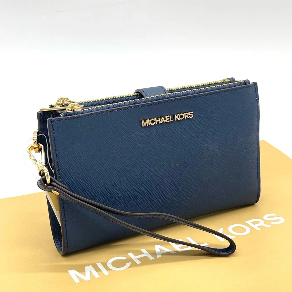 Michael Kors Large Double Zip Wallet Wristlet - Picture 2 of 7